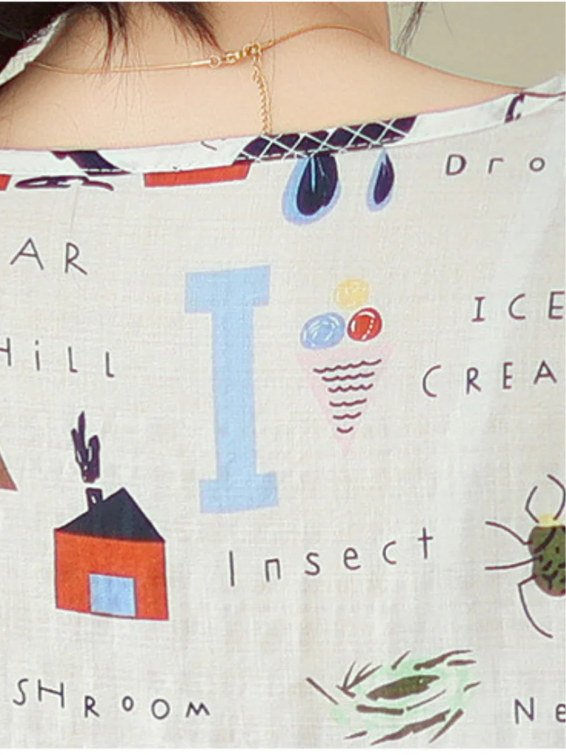 Artistic Soul Letter Printing Tops - Image 6