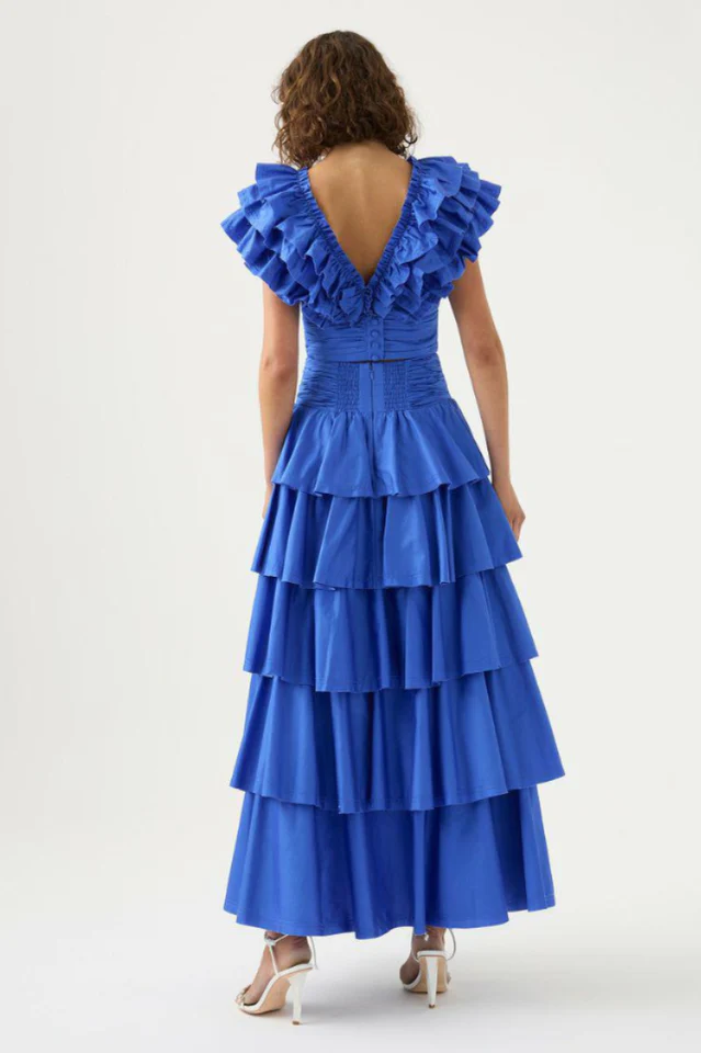 Eleni Tiered Maxi Skirt Set - Image 3