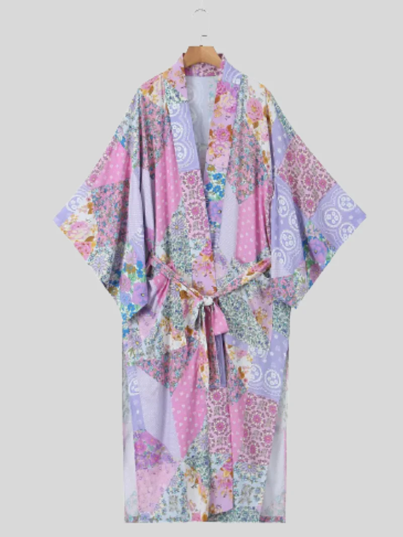 Light Up Your World Loose Short Sleeves Kimono - Image 2