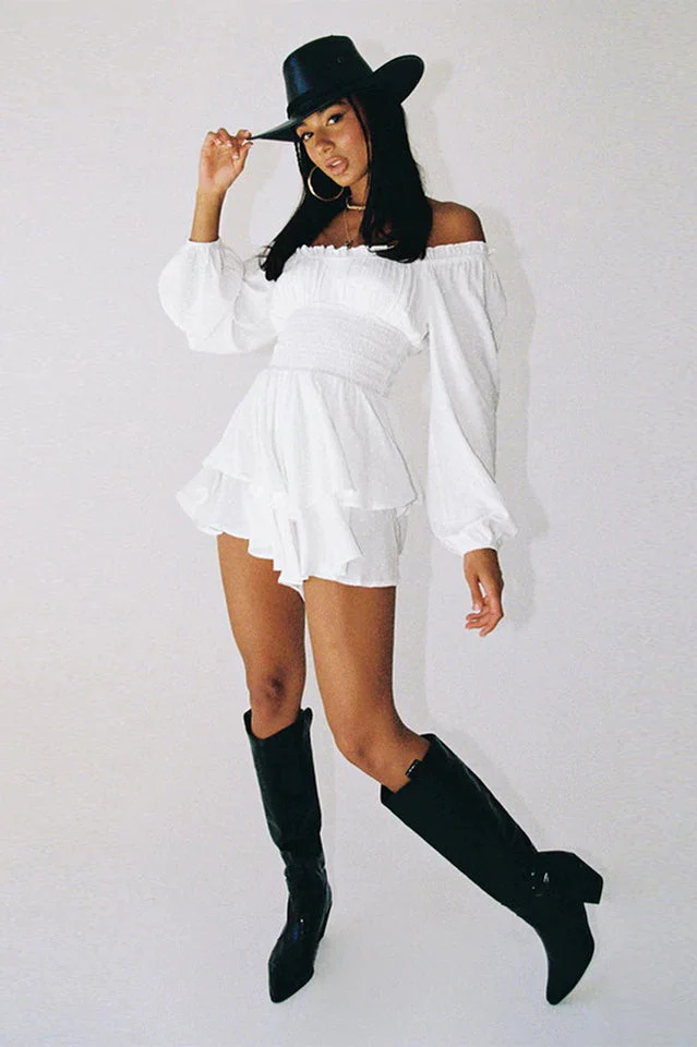 Tiered Swing Skater Romper - Image 4