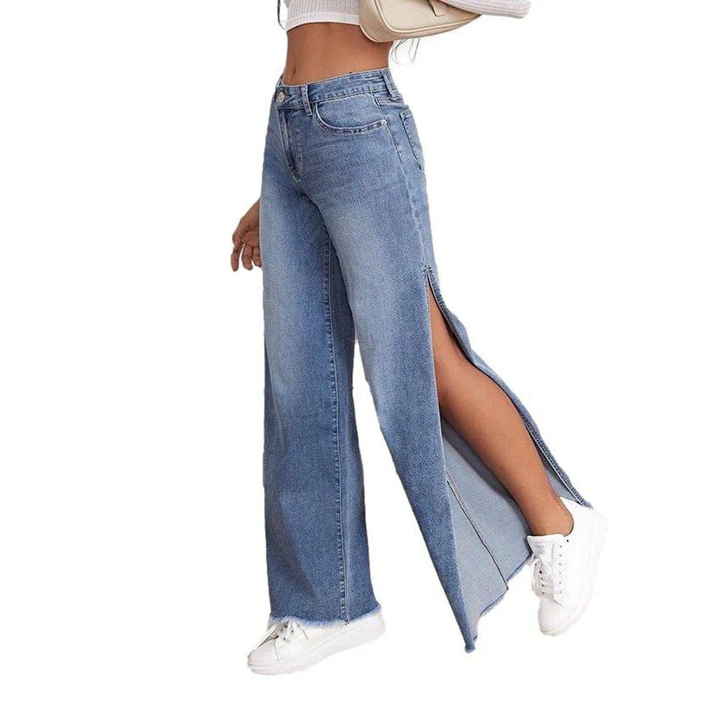 Wide-leg loose jeans for women - Image 2